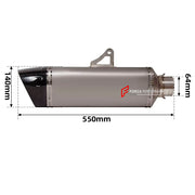 RACING TITANIUM MOTORCYCLE EXHAUST SYSTEM for SUZUKI GSX 1300R HAYABUSA GEN3 2021+

Set include:

Header
4-2-1 Merge Collectors
Mid pipe

Exhaust Slip On

Material: Titanium (can be made in Stainless Steel)

NOTE:&nbsp;Professional installation is required.

FEATURES:

Engineered Digital prototyping using 3D CAD design software, each car model chassis has been 3D laser scanned in the factor
Factory run all test cars on Italian 1200HP Dyno machine, to make the best performance design of exhaust
CNC bending m