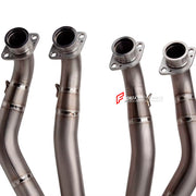 RACING TITANIUM MOTORCYCLE EXHAUST SYSTEM for SUZUKI GSX 1300R HAYABUSA GEN3 2021+

Set include:

Header
4-2-1 Merge Collectors
Mid pipe

Exhaust Slip On

Material: Titanium (can be made in Stainless Steel)

NOTE:&nbsp;Professional installation is required.

FEATURES:

Engineered Digital prototyping using 3D CAD design software, each car model chassis has been 3D laser scanned in the factor
Factory run all test cars on Italian 1200HP Dyno machine, to make the best performance design of exhaust
CNC bending m