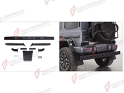 REAR BUMPER BULL BAR for Mercedes-Benz G-Class W464 4X4 2019 - 2024
Set includes:

Rear Bumper Bull Bar
Material: Plastic, Stainless Steel, Aluminium

NOTE: Professional installation is required.