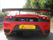 Rear Bumper for Ferrari F430 T002B
Set includes:

Rear Bumper
NOTE: Professional installation is required.
