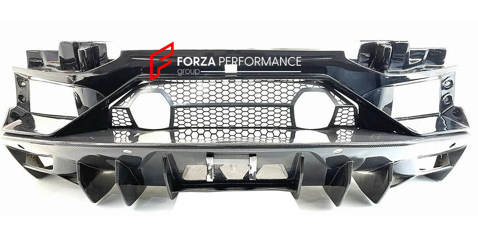CARBON FIBER REAR BUMPER FOR LAMBORGHINI AVENTADOR SVJ