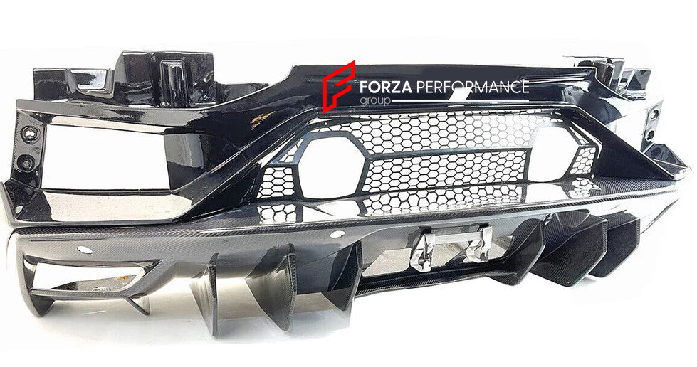 CARBON FIBER REAR BUMPER FOR LAMBORGHINI AVENTADOR SVJ