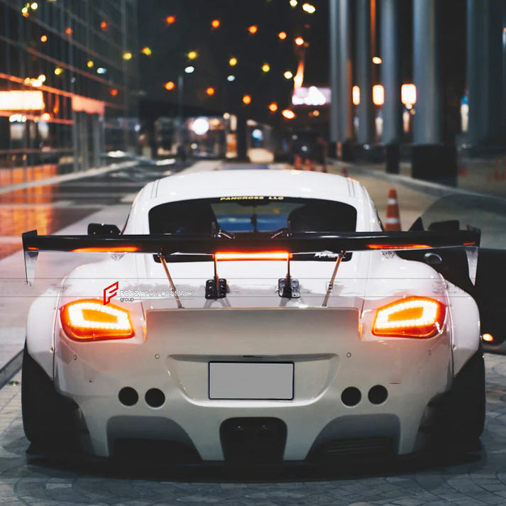 REAR BUMPER for PORSCHE CAYMAN 987.2 2009 - 2013
Set includes:

Rear Bumper
Material: Fiberglass

NOTE: Professional installation is required.

Why “Contact Us for Pricing”?
We don’t display fixed prices because our goal is to offer you the most competitive deal possible. Product costs often decrease over time, and by requesting a quote, you’ll receive our most up-to-date price on market.

SECURED PAYMENT METHODS 
PayPal (+4.4% fee)
Visa / Mastercard / American Express (through PayPal)
Bank Wire transfer (S