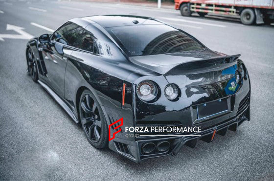 CARBON FIBER REAR BUMPER REAR DIFFUSER FOR NISSAN GT-R R35 2008+