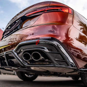 REAR DIFFUSER AND REAR BUMPER FINS for AUDI S5 B9.5 F5 FACELIFT 2020 - 2025

Set includes:
Rear Bumper Fins
Rear Diffuser

Material: Plastic

NOTE: Professional installation is required.