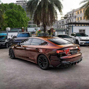 REAR DIFFUSER AND REAR BUMPER FINS for AUDI S5 B9.5 F5 FACELIFT 2020 - 2025

Set includes:
Rear Bumper Fins
Rear Diffuser

Material: Plastic

NOTE: Professional installation is required.