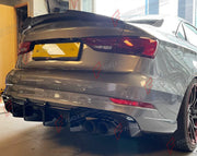 REAR DIFFUSER for AUDI A3 SLINE S3 SEDAN 2017 - 2020 FORZA PERFORMANCE Custom Fit
Set includes:

Rear Diffuser
Material: Plastic

NOTE: Professional installation is required.

Why “Contact Us for Pricing”?
We don’t display fixed prices because our goal is to offer you the most competitive deal possible. Product costs often decrease over time, and by requesting a quote, you’ll receive our most up-to-date price on market.

SECURED PAYMENT METHODS
PayPal (+4.4% fee)
Visa / Mastercard / American Express (throug