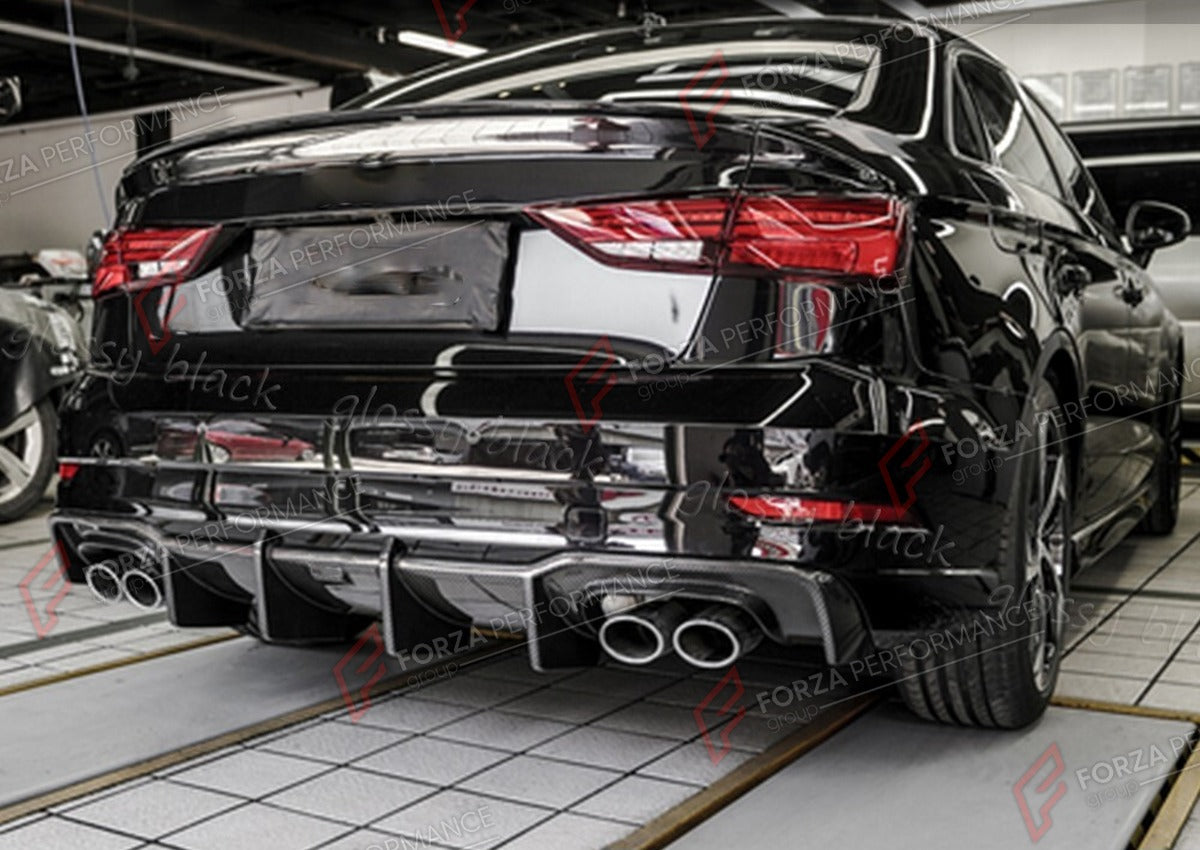 REAR DIFFUSER for AUDI A3 SLINE S3 SEDAN 2017 - 2020 FORZA PERFORMANCE Custom Fit
Set includes:

Rear Diffuser
Material: Plastic

NOTE: Professional installation is required.

Why “Contact Us for Pricing”?
We don’t display fixed prices because our goal is to offer you the most competitive deal possible. Product costs often decrease over time, and by requesting a quote, you’ll receive our most up-to-date price on market.

SECURED PAYMENT METHODS
PayPal (+4.4% fee)
Visa / Mastercard / American Express (throug