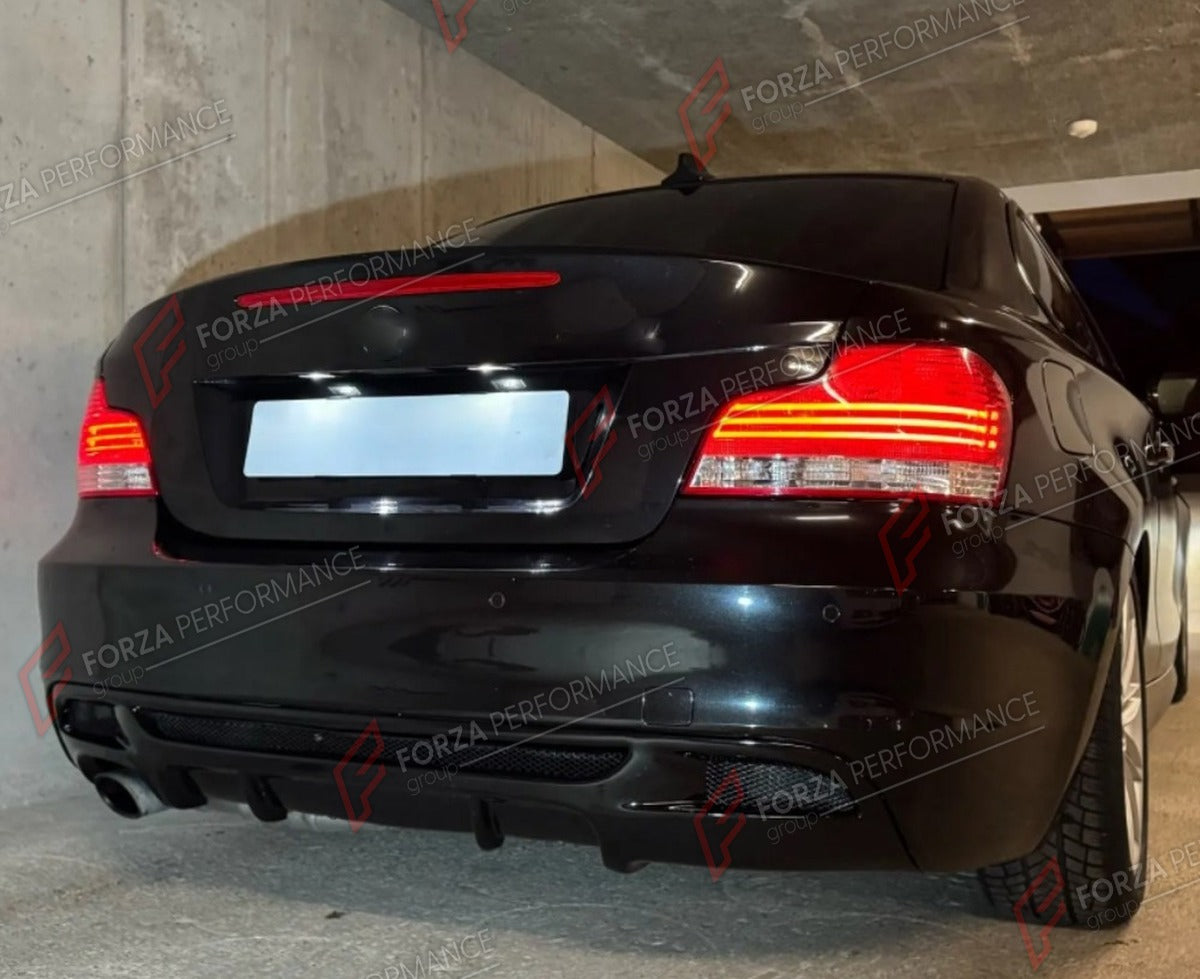REAR DIFFUSER for BMW 1 SERIES E82 E88 120I 125I 128I 135I MSPORT 2008 - 2013 FORZA PERFORMANCE Custom Fit
Set includes:

Rear Diffuser
Material: Plastic

NOTE: Professional installation is required.

Why “Contact Us for Pricing”?
We don’t display fixed prices because our goal is to offer you the most competitive deal possible. Product costs often decrease over time, and by requesting a quote, you’ll receive our most up-to-date price on market.

SECURED PAYMENT METHODS
PayPal (+4.4% fee)
Visa / Mastercard /