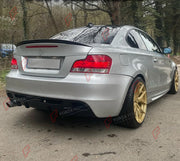 REAR DIFFUSER for BMW 1 SERIES E82 E88 120I 125I 128I 135I MSPORT 2008 - 2013 FORZA PERFORMANCE Custom Fit
Set includes:

Rear Diffuser
Material: Plastic

NOTE: Professional installation is required.

Why “Contact Us for Pricing”?
We don’t display fixed prices because our goal is to offer you the most competitive deal possible. Product costs often decrease over time, and by requesting a quote, you’ll receive our most up-to-date price on market.

SECURED PAYMENT METHODS
PayPal (+4.4% fee)
Visa / Mastercard /