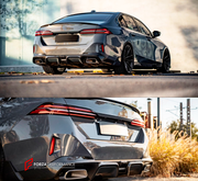 CARBON REAR DIFFUSER for BMW 5 SERIES G60 G68 2023+

Set includes:

Rear Diffuser

Material: Carbon Fiber

Note: Professinal installation is required