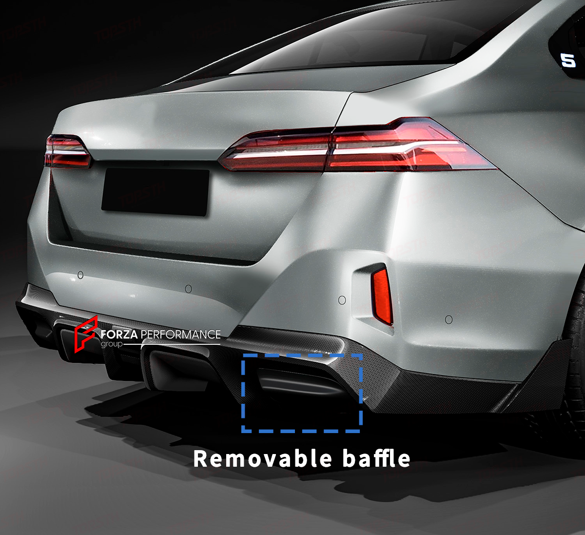CARBON REAR DIFFUSER for BMW 5 SERIES G60 G68 2023+

Set includes:

Rear Diffuser

Material: Carbon Fiber

Note: Professinal installation is required
