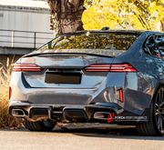CARBON REAR DIFFUSER for BMW 5 SERIES G60 G68 2023+

Set includes:

Rear Diffuser

Material: Carbon Fiber

Note: Professinal installation is required