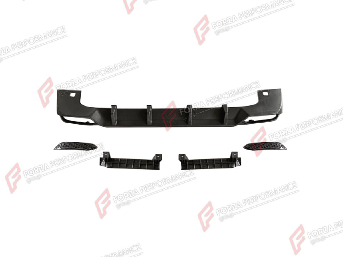 REAR DIFFUSER for MERCEDES-BENZ G-CLASS W464 G63 2019 - 2024 FORZA PERFORMANCE custom fit Shark Style

Set includes:
Rear Diffuser

Material: Plastic

NOTE: Professional installation is required.