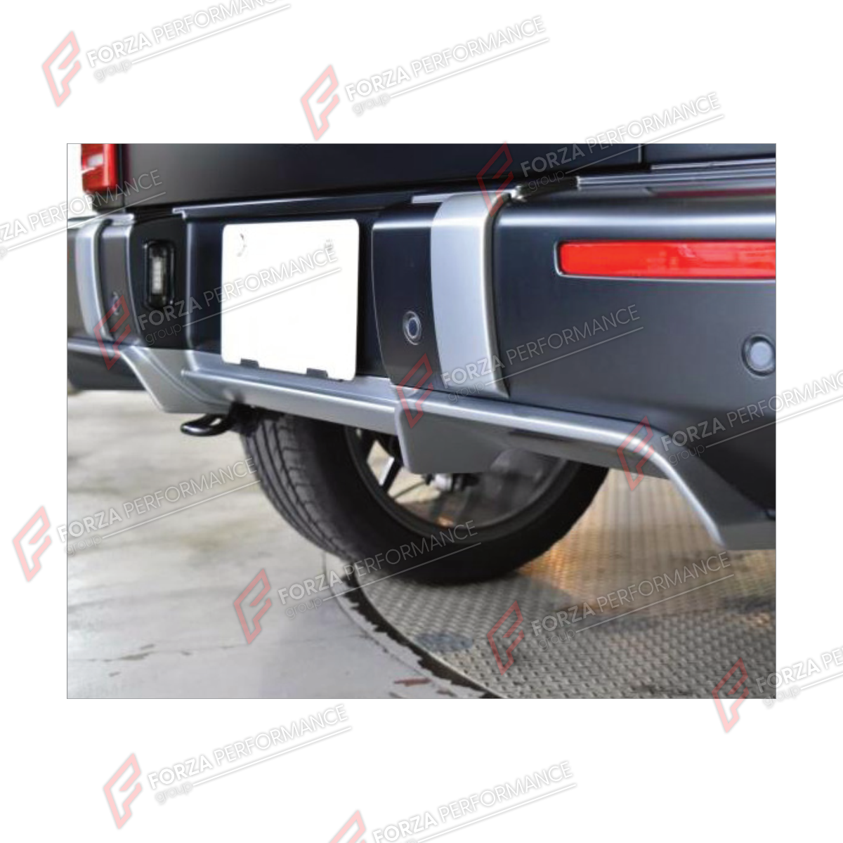 REAR DIFFUSER for MERCEDES-BENZ G-CLASS W464 G63 2019 - 2024

Set includes:
Rear Diffuser

Material: Plastic

NOTE: Professional installation is required.