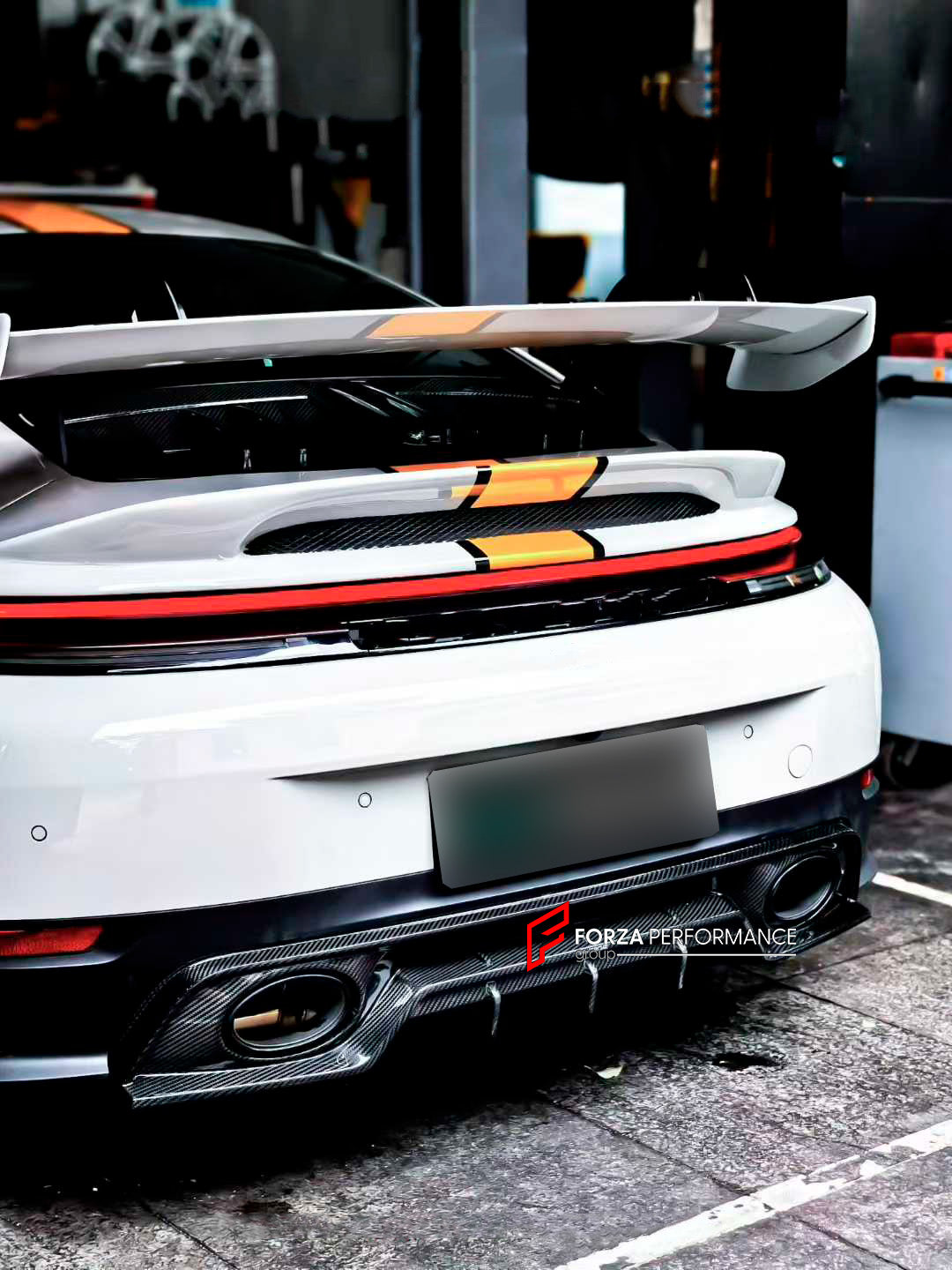 DRY REAR DIFFUSER for PORSCHE 911 992.2 CARRERA 2025+