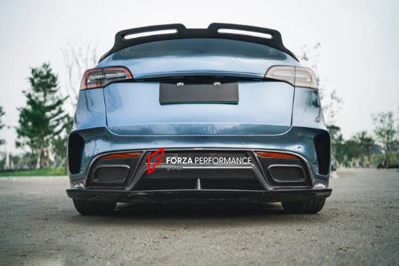 Carbon Fiber Rear Diffuser for Tesla Model Y S3