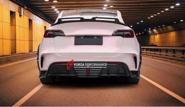 Carbon Fiber Rear Diffuser for Tesla Model Y – Forza Performance Group