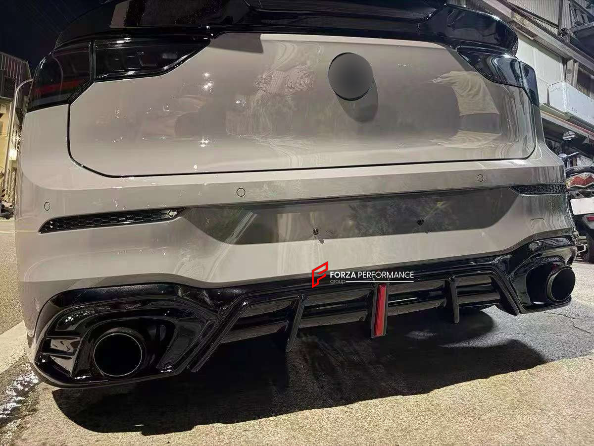 REAR DIFFUSER for VOLKSWAGEN GOLF GTI MK8 2020+

Set includes:
Rear Diffuser

Material: Plastic

NOTE: Professional installation is required.