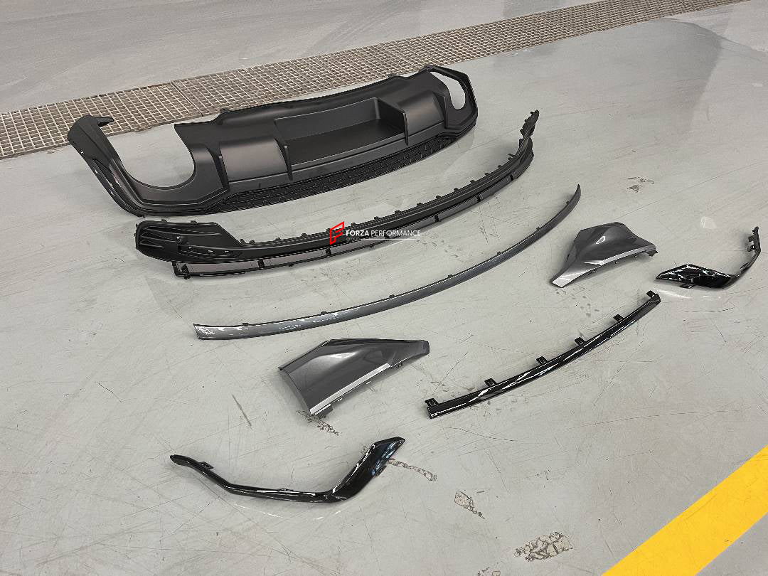REAR DIFFUSER RSQ3 STYLE FOR AUDI Q3 SPORTBACK F3 2019+