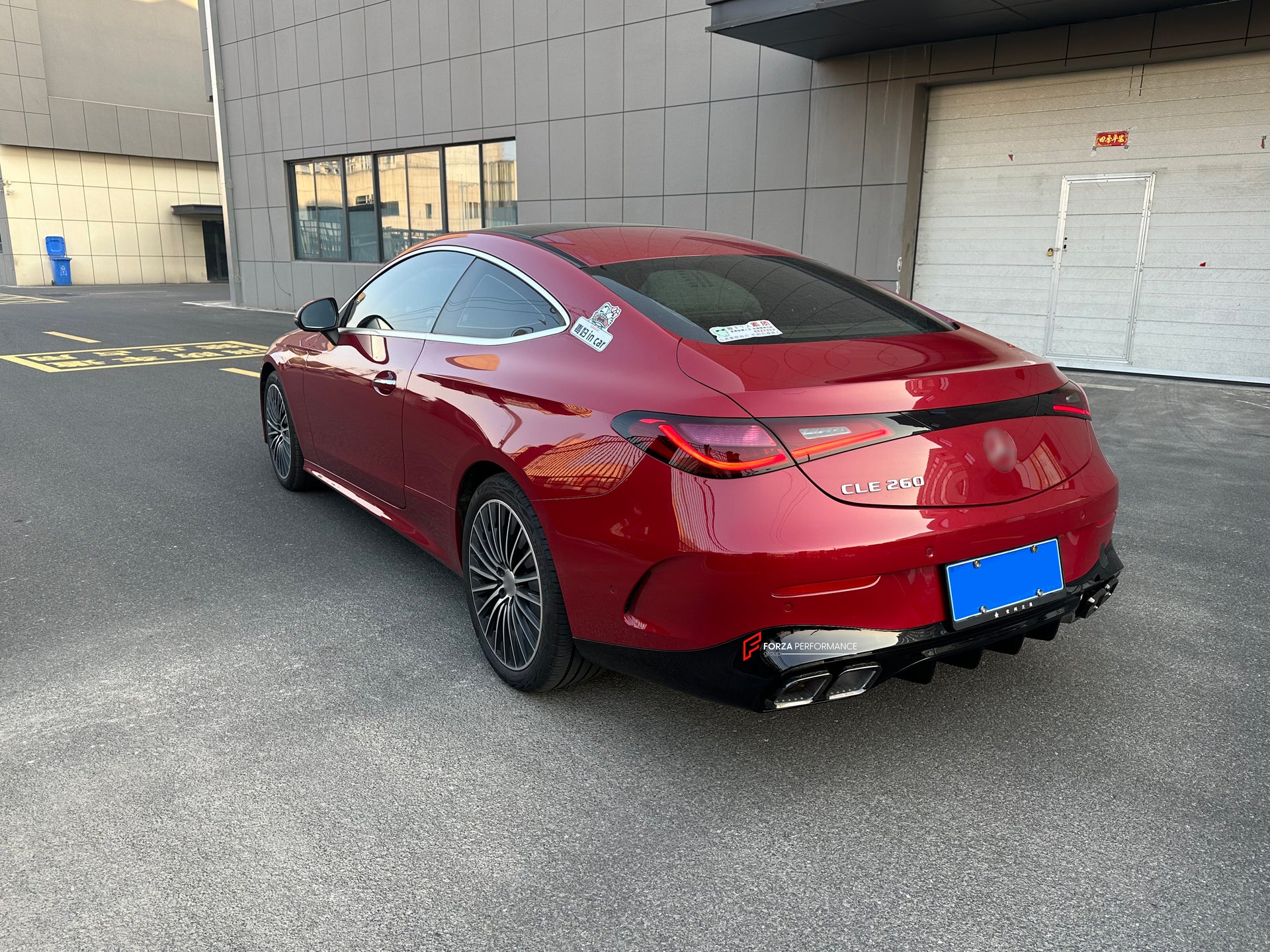 REAR DIFFUSER with EXHAUST TIPS for MERCEDES BENZ BENZ CLE300 W236 INTO CLE53 CLE63 2023+

Set includes:

Rear Diffuser
Exhaust Tips

Material:&nbsp;Plastic

NOTE:&nbsp;Professional installation is required

Why “Contact Us for Pricing”?

We don’t display fixed prices because our goal is to offer you the most competitive deal possible. Product costs often decrease over time, and by requesting a quote, you’ll receive our most up-to-date price on market.

SECURED PAYMENT METHODS&nbsp;
PayPal (+4.4% fee)
Visa 