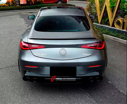 REAR DIFFUSER with EXHAUST TIPS for MERCEDES BENZ BENZ CLE300 W236 INTO CLE53 CLE63 2023+

Set includes:

Rear Diffuser
Exhaust Tips

Material:&nbsp;Plastic

NOTE:&nbsp;Professional installation is required

Why “Contact Us for Pricing”?

We don’t display fixed prices because our goal is to offer you the most competitive deal possible. Product costs often decrease over time, and by requesting a quote, you’ll receive our most up-to-date price on market.

SECURED PAYMENT METHODS&nbsp;
PayPal (+4.4% fee)
Visa 