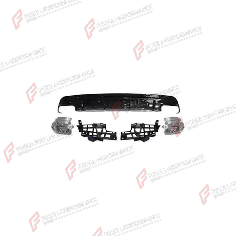 REAR DIFFUSER WITH EXHAUST TIPS for MERCEDES-BENZ CLA-CLASS C117 FACELIFT 2016 - 2019