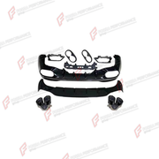REAR DIFFUSER WITH EXHAUST TIPS for MERCEDES-BENZ CLA-CLASS C118 2019 - 2023 FORZA PERFORMANCE custom fit CLA45 AMG Style

Set includes:
Rear Diffuser
Exhaust Tips

Material: Plastic, Stainless Steel

NOTE: Professional installation is required.