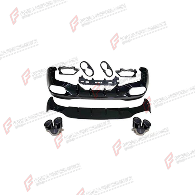 REAR DIFFUSER WITH EXHAUST TIPS for MERCEDES-BENZ CLA-CLASS C118 2019 - 2023