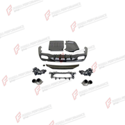 REAR DIFFUSER WITH EXHAUST TIPS for MERCEDES-BENZ CLE-CLASS C236 2023+ FORZA PERFORMANCE custom fit CLE53 AMG Style

Set includes:
Rear Diffuser
Exhaust Tips

Material: Plastic, Stainless Steel

NOTE: Professional installation is required.