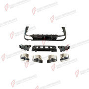 REAR DIFFUSER WITH EXHAUST TIPS for MERCEDES-BENZ CLS-CLASS C257 2018 - 2022 FORZA PERFORMANCE custom fit CLS63 AMG Style

Set includes:
Rear Diffuser
Exhaust Tips

Material: Plastic, Stainless Steel

NOTE: Professional installation is required.