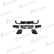 REAR DIFFUSER WITH EXHAUST TIPS for MERCEDES-BENZ E-CLASS W213 2016 - 2023 FORZA PERFORMANCE custom fit BBRS Style

Set includes:
Rear Diffuser
Exhaust Tips

Material: Plastic, Stainless Steel

NOTE: Professional installation is required.