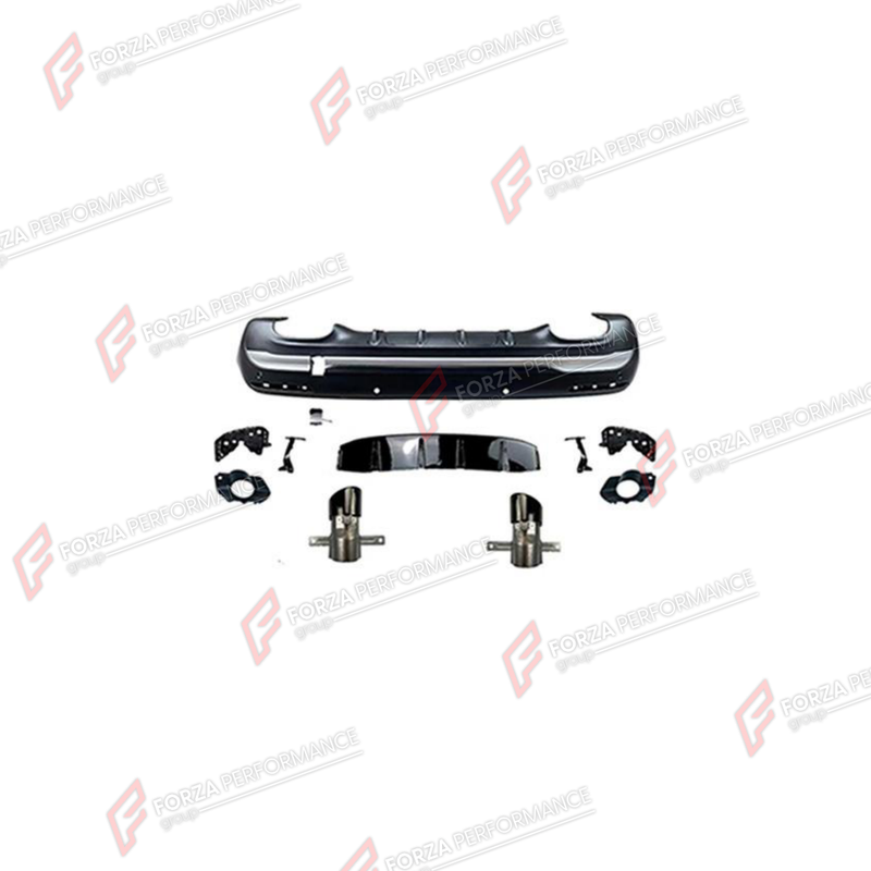 REAR DIFFUSER WITH EXHAUST TIPS for MERCEDES-BENZ GLA-CLASS H247 2020 - 2023