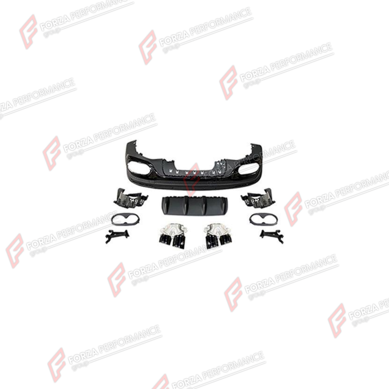 REAR DIFFUSER WITH EXHAUST TIPS for MERCEDES-BENZ GLB-CLASS X247 2019 - 2023