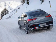 REAR DIFFUSER with EXHAUST TIPS for MERCEDES BENZ GLE 53 COUPE C167 2019+

Set includes:

Rear Diffuser
Exhaust Tips
Brackets

Material: Plastic

Note: Professional installation is required

Important: Black and Silver painted variations are available.