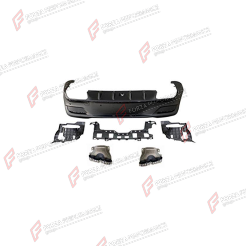 REAR DIFFUSER WITH EXHAUST TIPS for MERCEDES-BENZ GLE-CLASS COUPE C167 2019 - 2023
