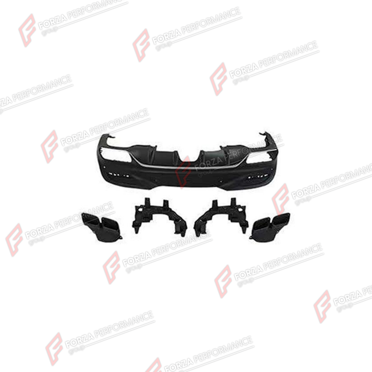 REAR DIFFUSER WITH EXHAUST TIPS for MERCEDES-BENZ GLE-CLASS COUPE C292 2015 - 2019 FORZA PERFORMANCE custom fit GLE63 AMG Style

Set includes:
Rear Diffuser
Exhaust Tips

Material: Plastic, Stainless Steel

NOTE: Professional installation is required.