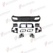REAR DIFFUSER WITH EXHAUST TIPS for MERCEDES-BENZ GLE-CLASS V167 2019 - 2023 FORZA PERFORMANCE custom fit GLE53 AMG Style

Set includes:
Rear Diffuser
Exhaust Tips

Material: Plastic, Stainless Steel

NOTE: Professional installation is required.