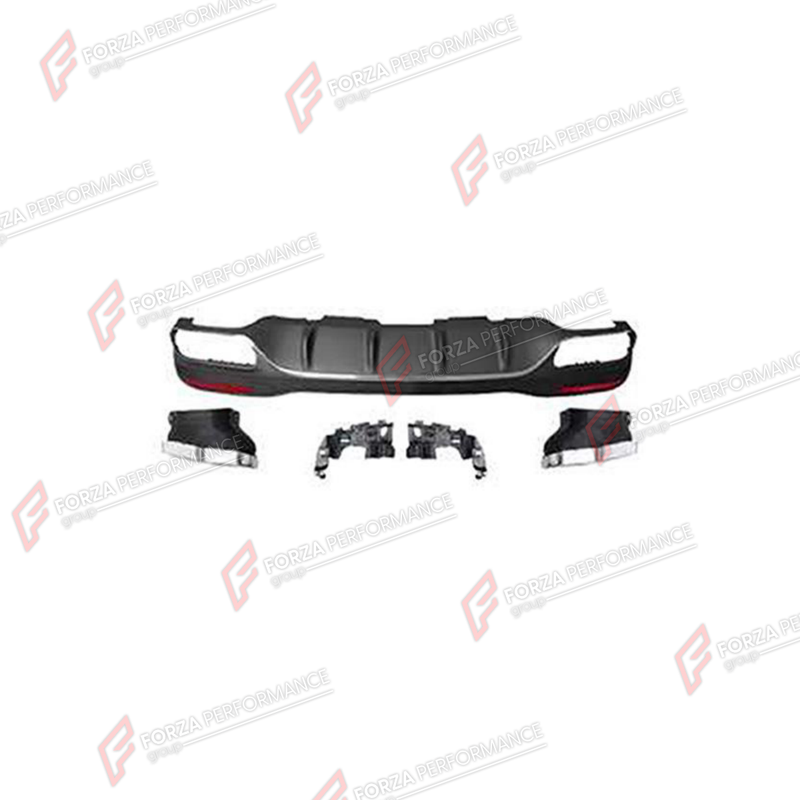 REAR DIFFUSER WITH EXHAUST TIPS for MERCEDES-BENZ GLE-CLASS W166 2015 - 2019