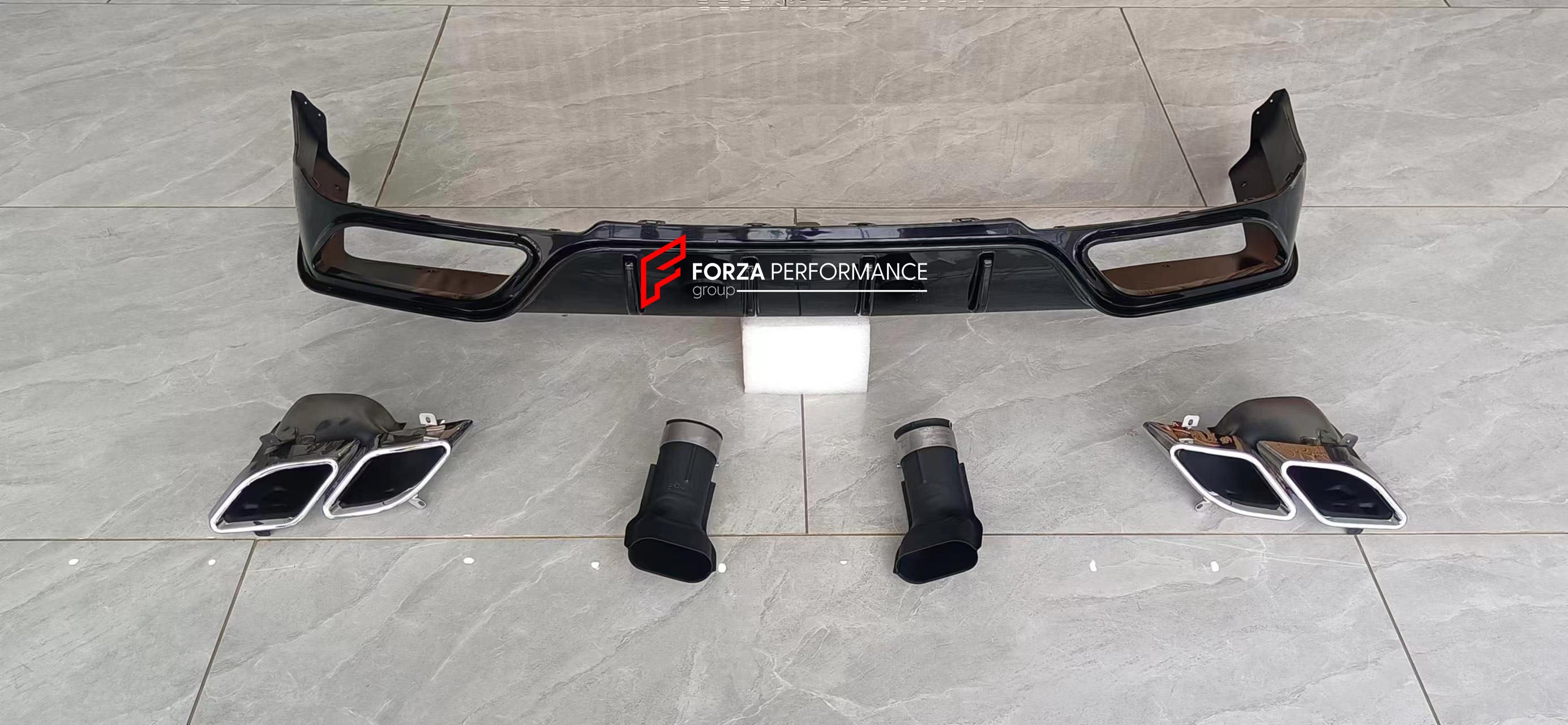 Rear Diffuser with Exhaust tips for Land Rover Range Rover L460 2021 ...