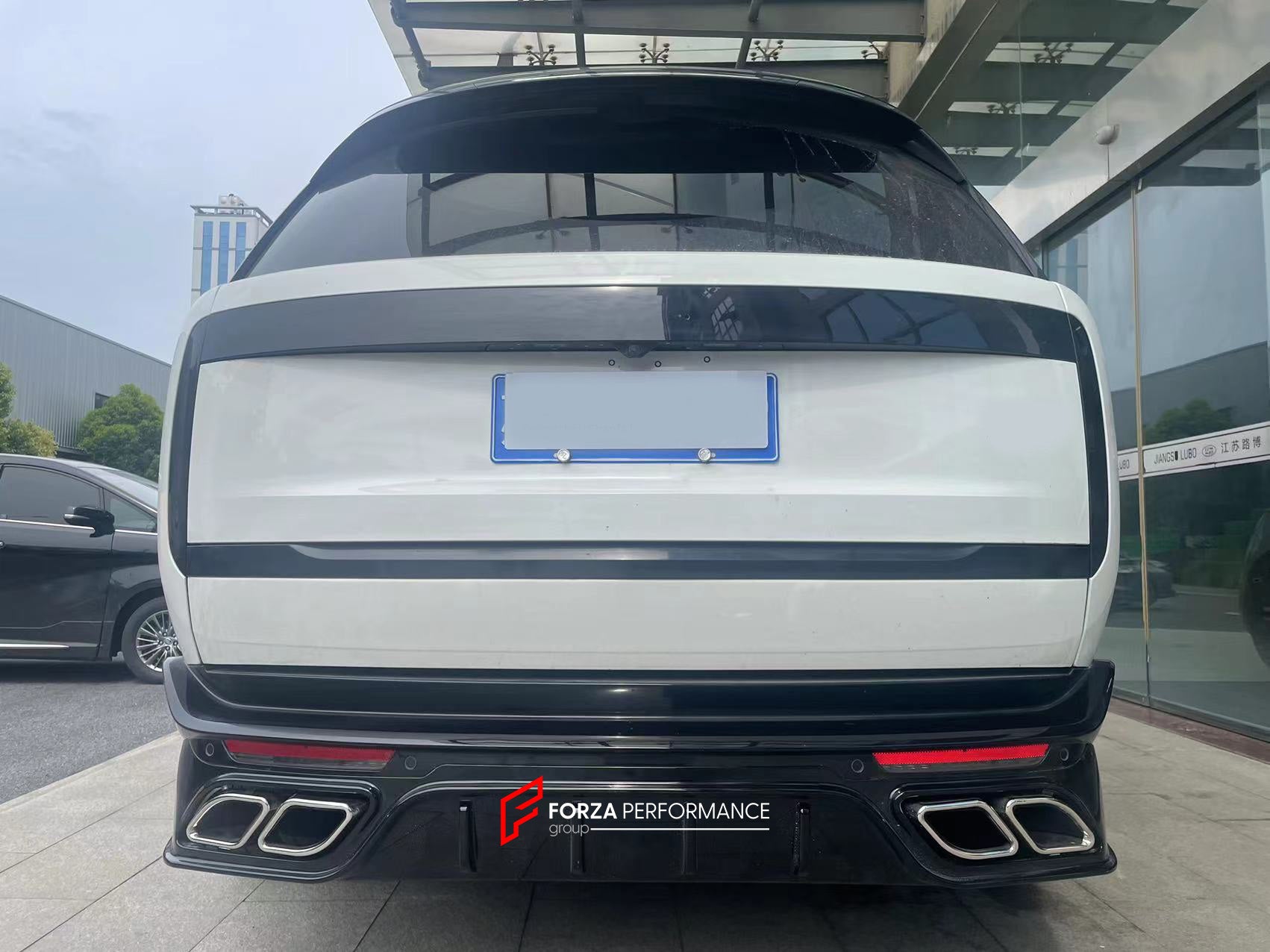 Range Rover Back Half Rear Diffuser with Exhaust tips for Land Rover Range Rover L460 2021 ...