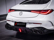 REAR DIFFUSER WITH LED LIGHTS for MERCEDES-BENZ CLE-CLASS C236 2023+ FORZA PERFORMANCE custom fit KT Design Style

Set includes:
Rear Diffuser
LED Lights

Material: Plastic

NOTE: Professional installation is required.