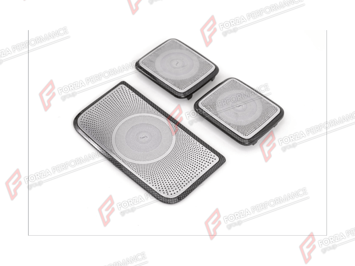 REAR SPEAKER COVERS for MERCEDES-BENZ G-CLASS W464 G63 G350 G350D G400D G500 G550 2019 - 2024

Set includes:
Rear Speaker Covers

Material: Plastic

NOTE: Professional installation is required.