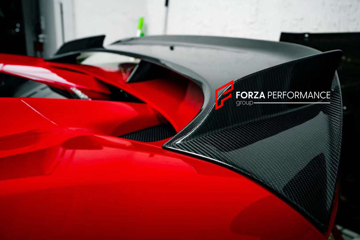 FORZA DRY CARBON REAR SPOILER FOR FERRARI F8 – Forza Performance Group