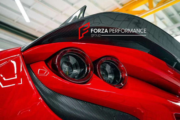 FORZA DRY CARBON REAR SPOILER FOR FERRARI F8