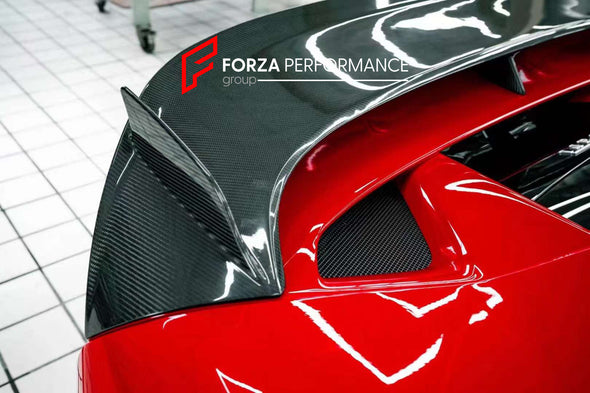 FORZA DRY CARBON REAR SPOILER FOR FERRARI F8