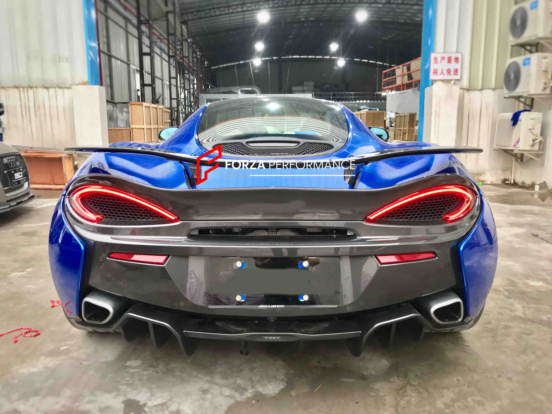 MCLAREN Sports Series DRY CARBON FIBER REAR WING SPOILER 