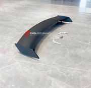 REAR SPOILER WING for FORD MUSTANG S550 2015 - 2022
Set includes:

Rear Spoiler Wing
Mounting Brackets and Hardware
Material: Plastic

NOTE: Professional installation is required.