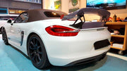REAR SPOILER WING for Porsche Boxster 981 BTS003
Set includes:

Rear Spoiler Wing
NOTE: Professional installation is required.