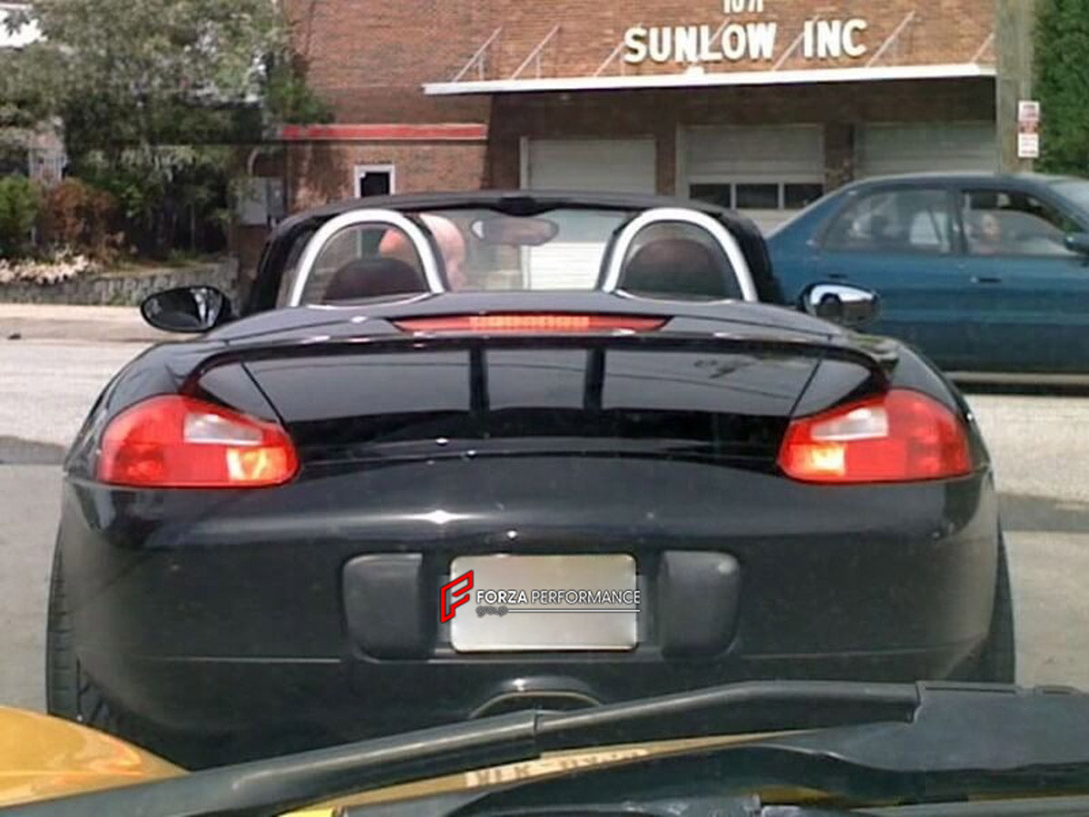 Rear Spoiler Wing for Porsche Boxster 986
Set includes:

Rear Spoiler Wing
NOTE: Professional installation is required.